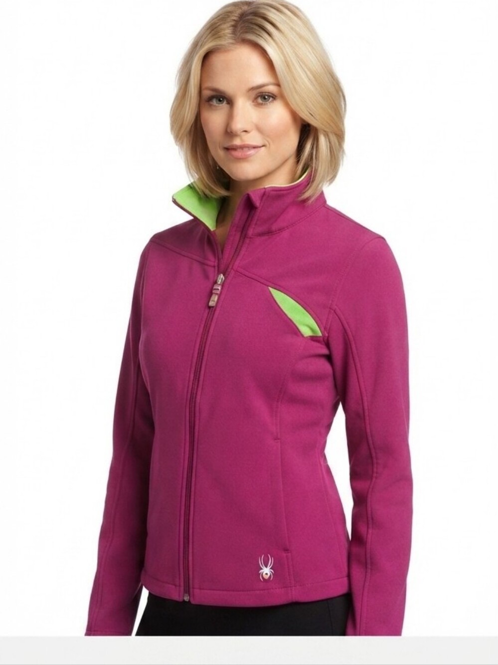 Spyder Purple SoftShell Jacket Size XS
